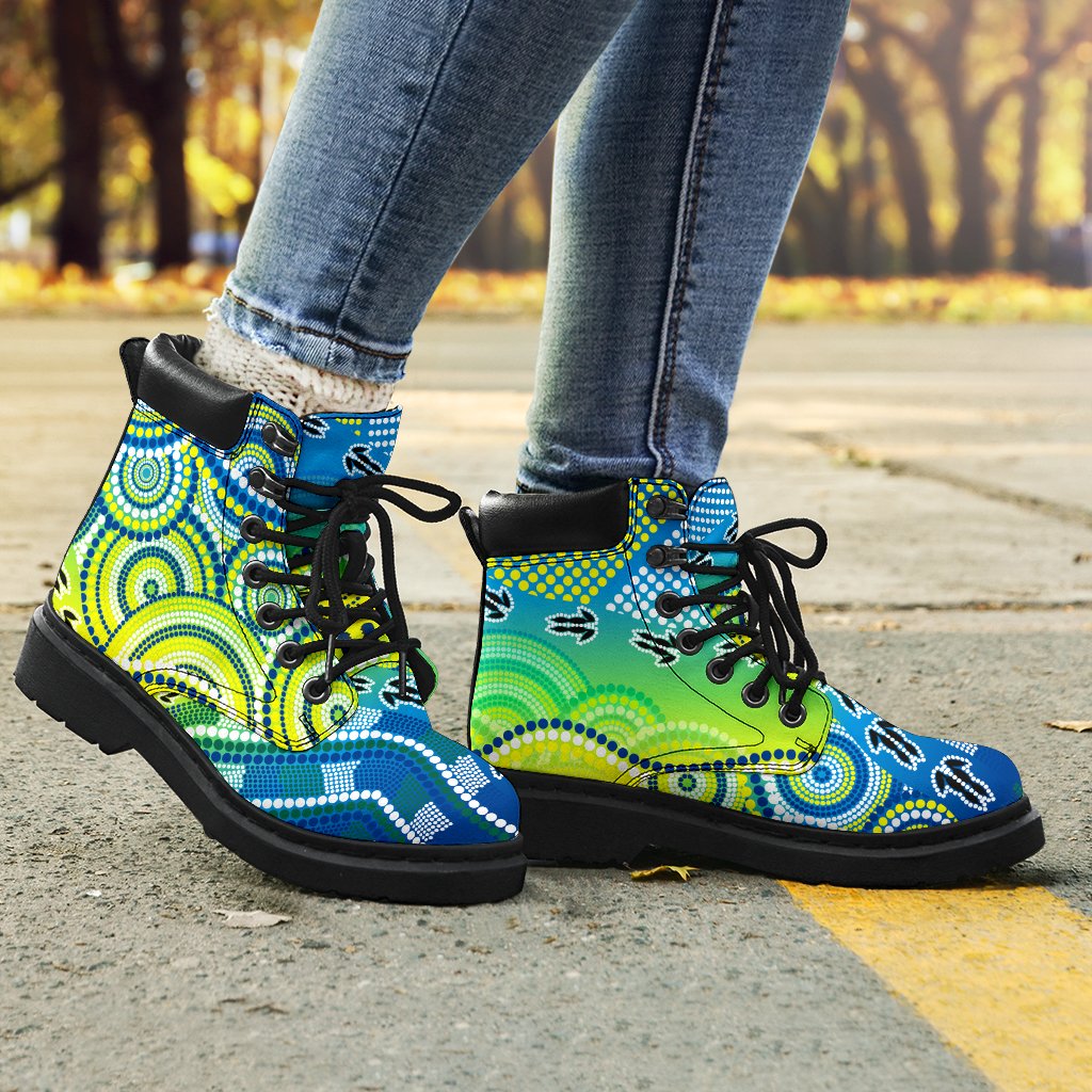 aboriginal-all-season-boots-dot-painting-indigenous-circle-patterns-ver-02