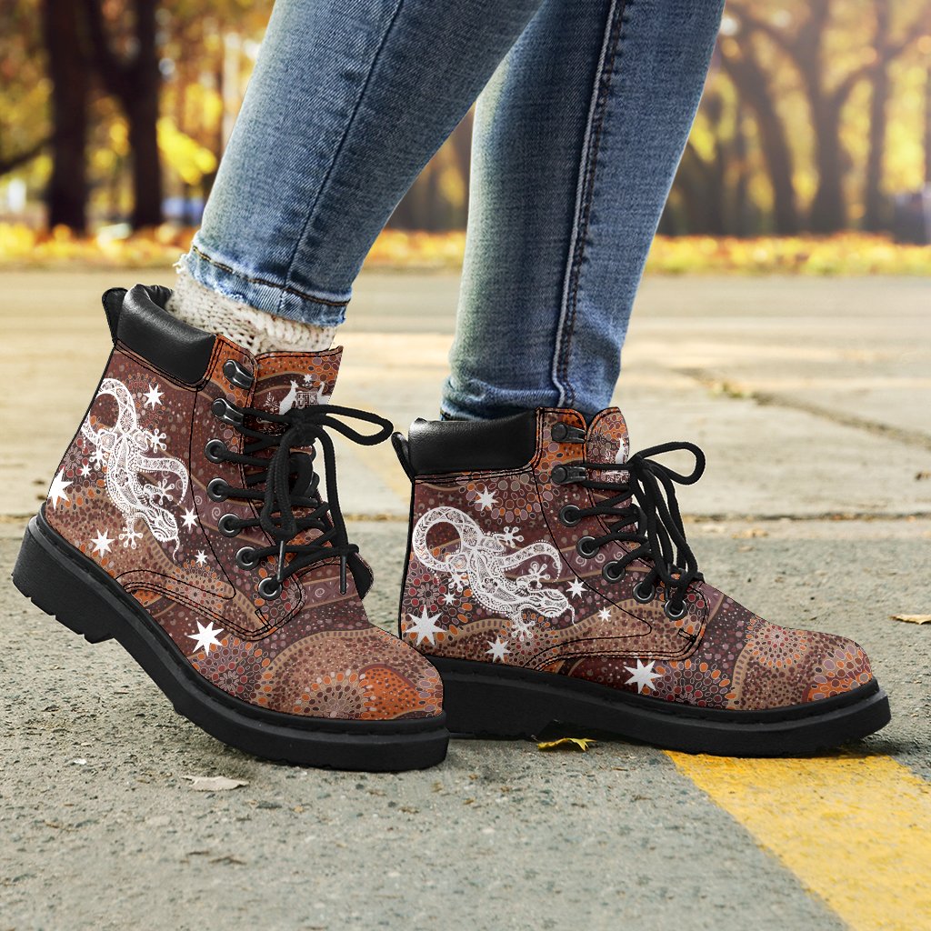 aboriginal-boots-lizard-patterns-circle-dot-painting-all-season-1