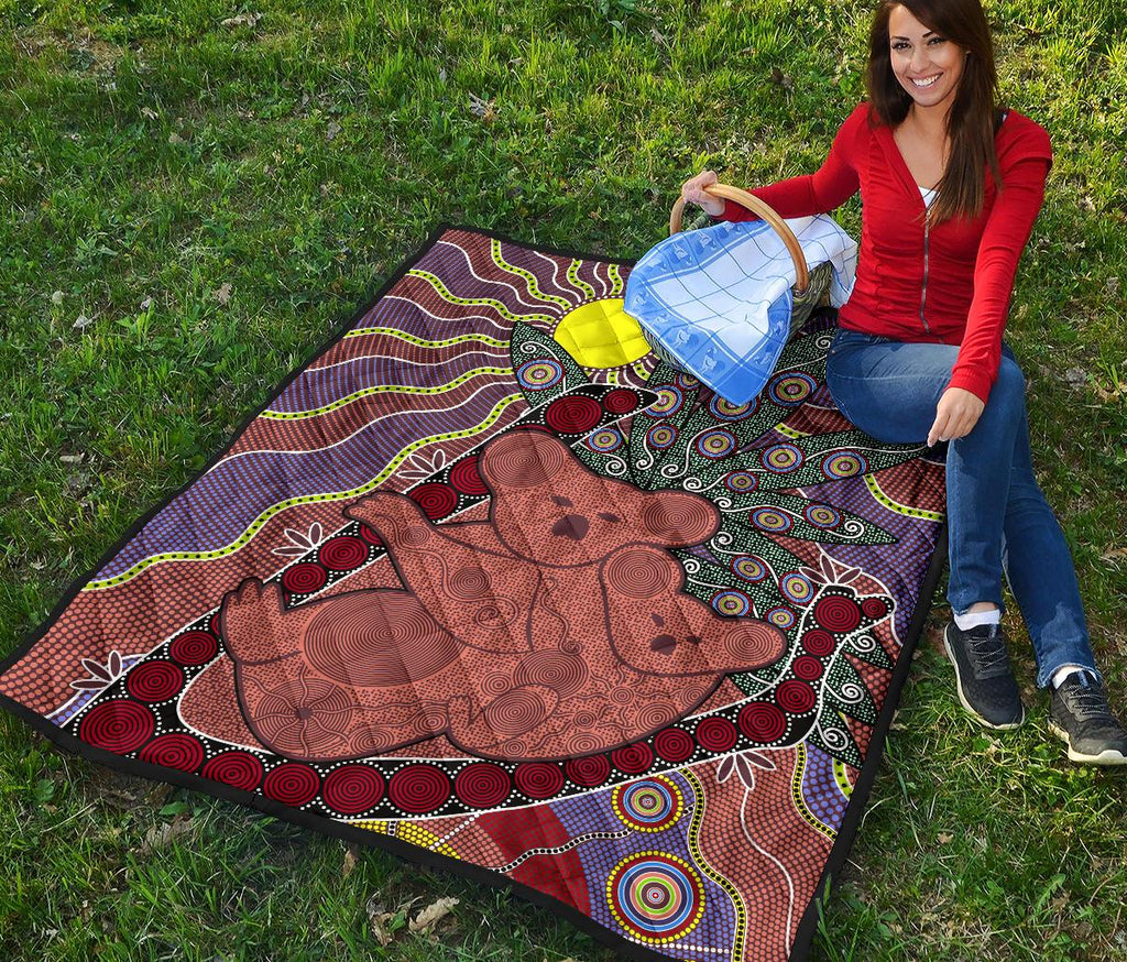 premium-quilts-koala-coverlets-aboriginal-pattern