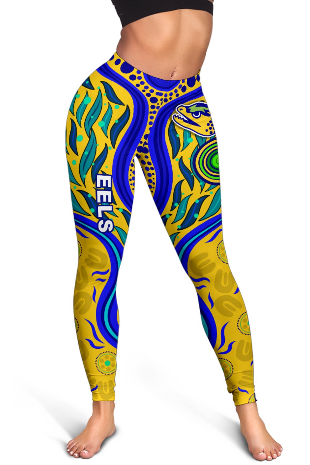 eels-indigenous-special-women-leggings-version-gold