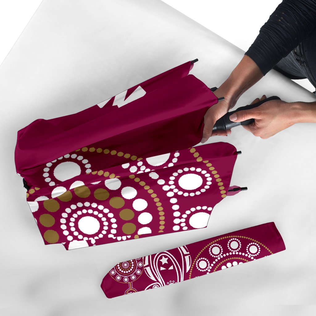 queensland-all-over-print-umbrellas-maroons-simple-indigenous
