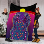 premium-blanket-aboriginal-sublimation-dot-pattern-style-violet
