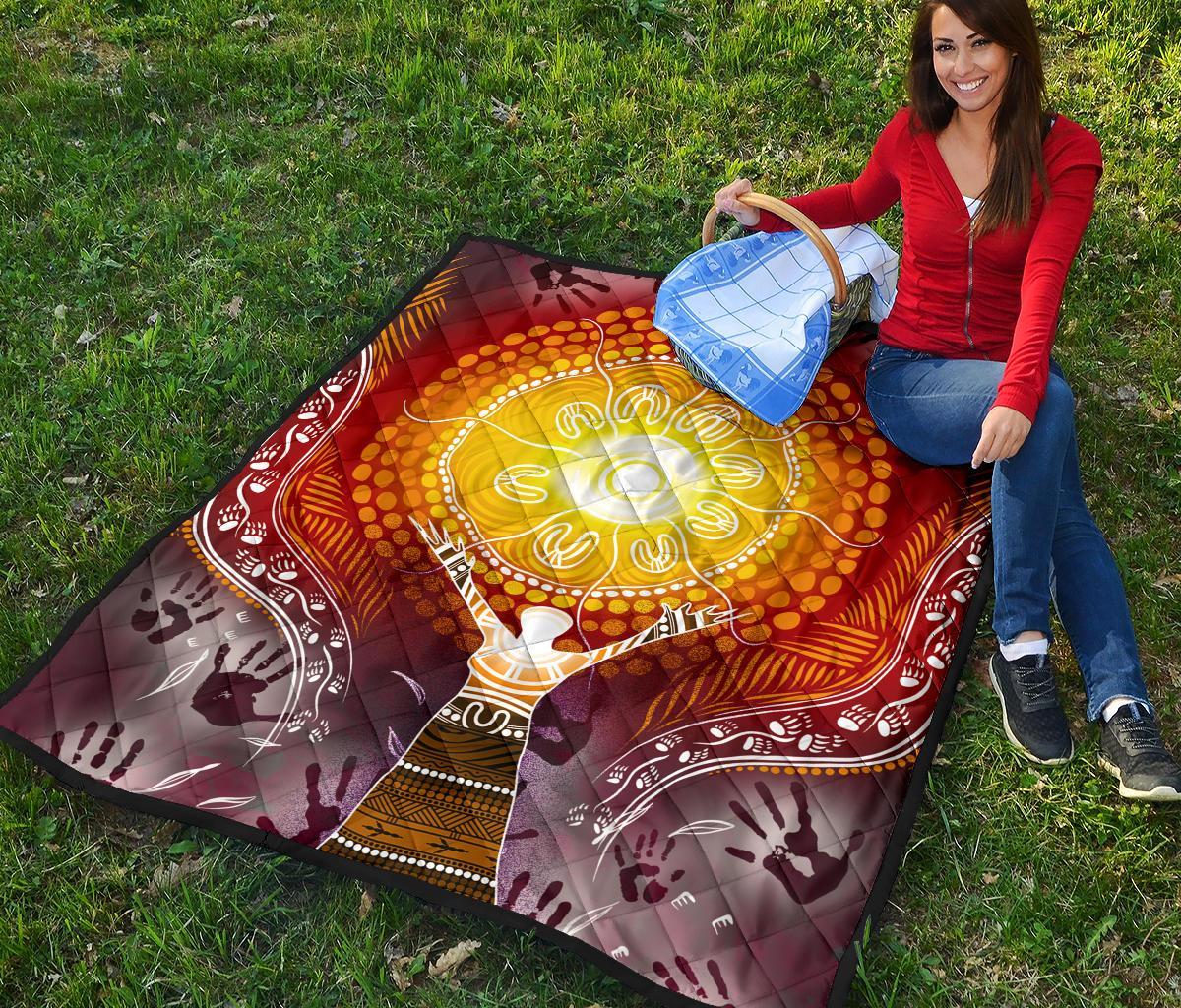 1saustralia-premium-quilt-australian-aboriginal-naidoc-week-because-of-her-we-can