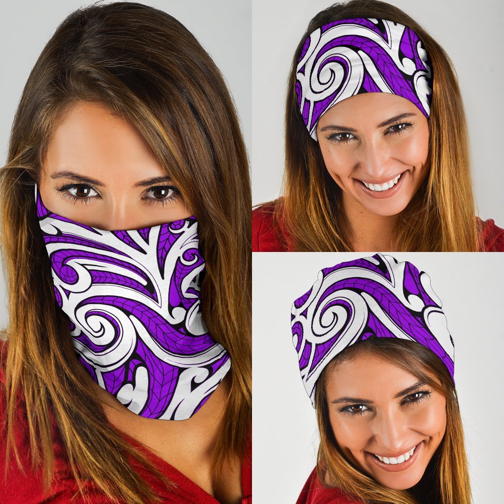 new-zealand-maori-tribal-ornament-bandana-purple