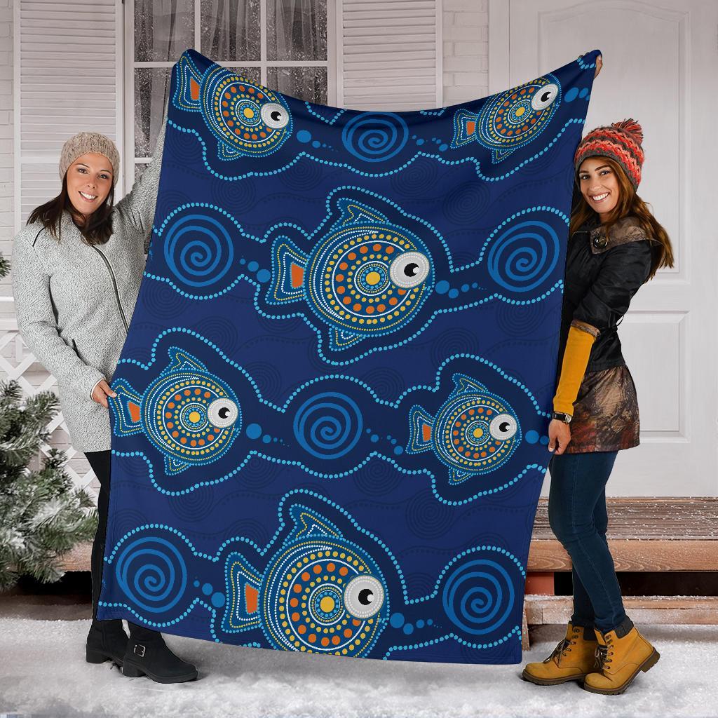 premium-blanket-indigenous-turtle-patterns