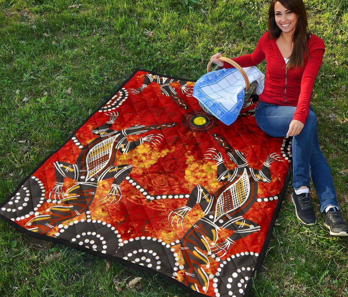 quilts-aboriginal-crocodile-and-kangaroo