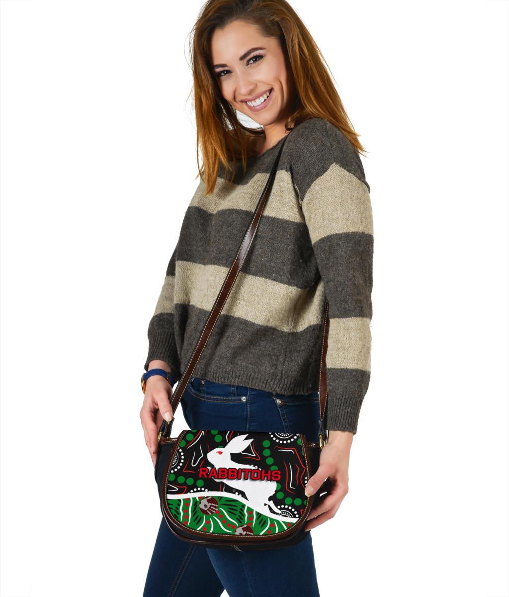 rabbitohs-leather-saddle-bag-aboriginal