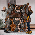 aboriginal-premium-blanket-indigenous-fish-and-snake