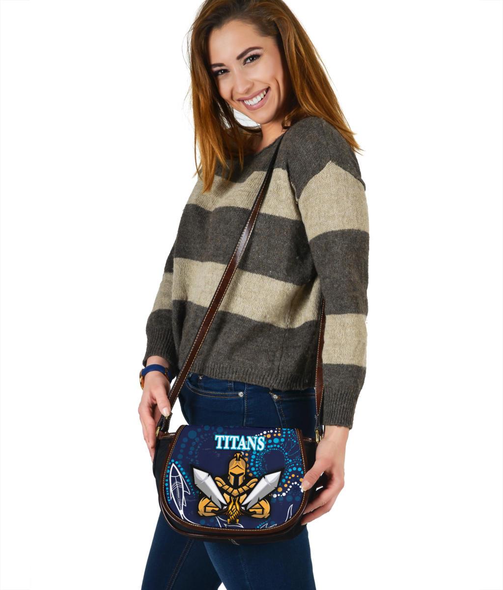 gold-coast-leather-saddle-bag-titans-gladiator-indigenous