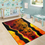 area-rug-aboriginal-rock-painting-hand-art-golden-style