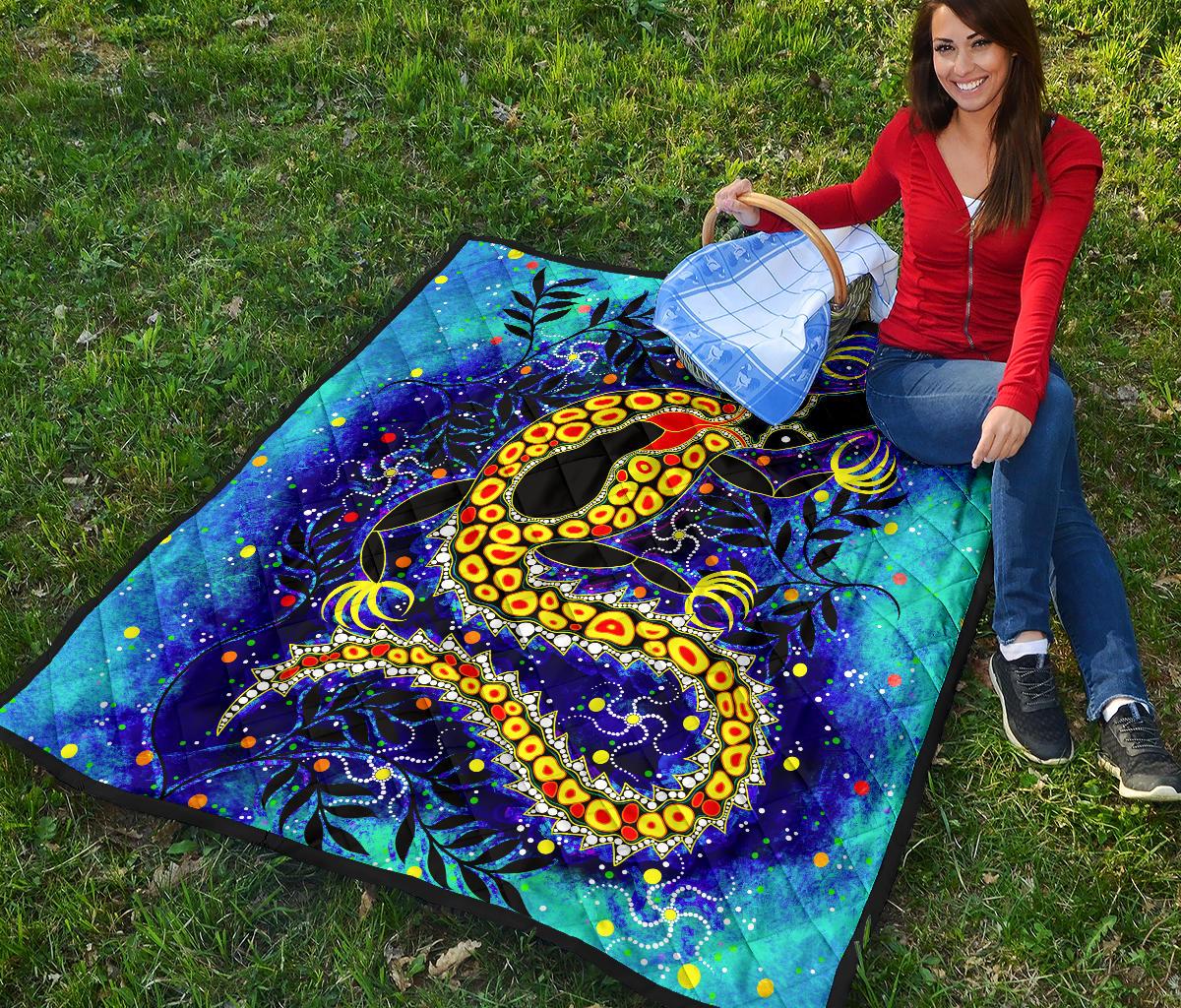 aboriginal-premium-quilt-indigenous-crocodile