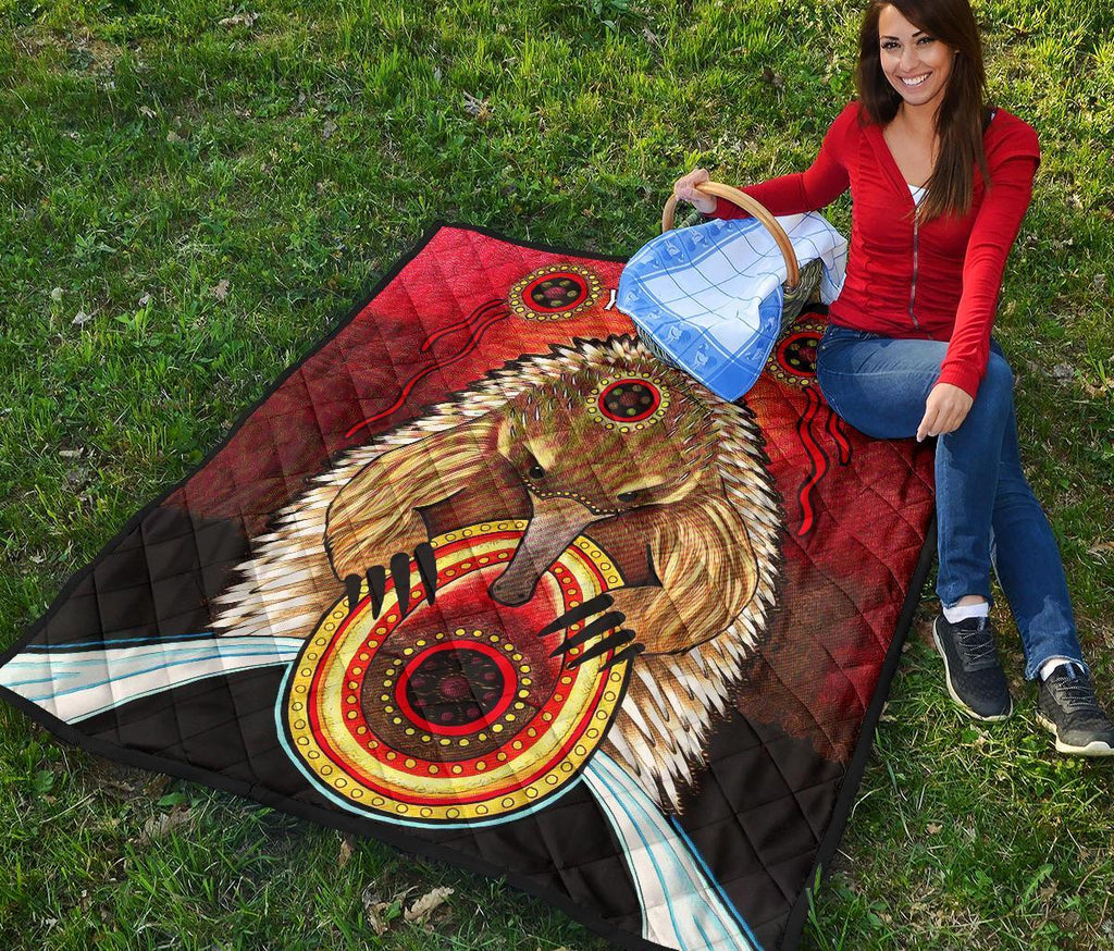 custom-premium-quilt-australian-echidna