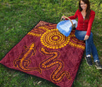 aboriginal-premium-quilt-aboriginal-snake-and-alligator