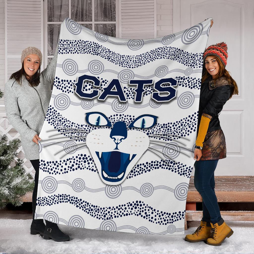 geelong-premium-blanket-cats-indigenous-white