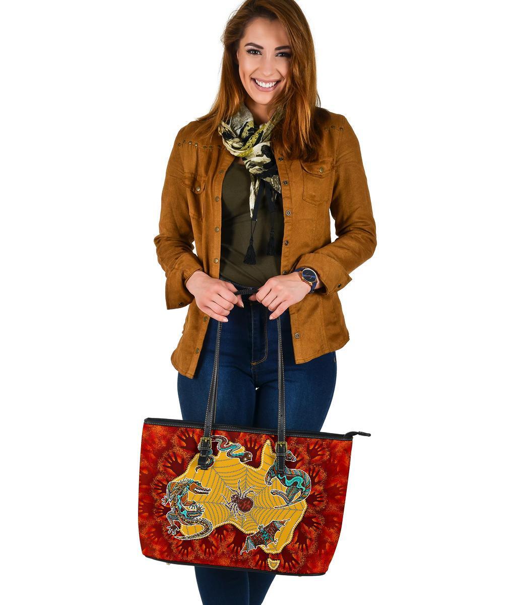 aboriginal-large-leather-tote-bag-australia-map-hand-patterns-spider-web