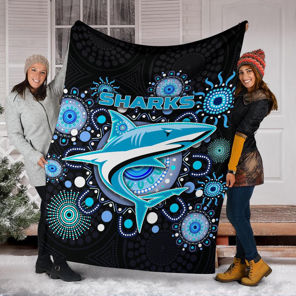 cronulla-premium-blanket-sharks-indigenous