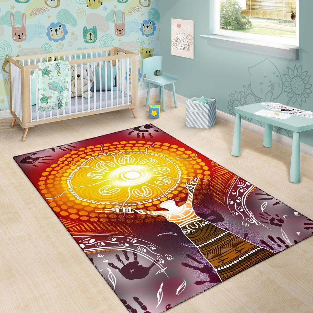 area-rug-australian-aboriginal-naidoc-week-because-of-her-we-can