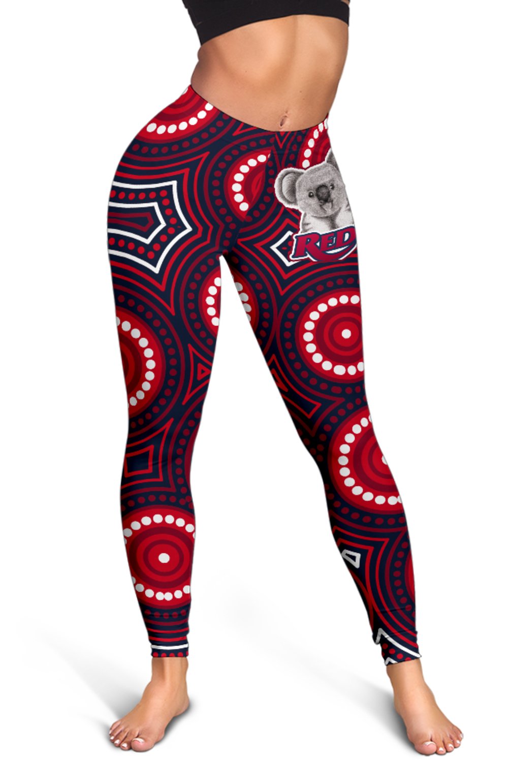 reds-rugby-australian-women-leggings-simple-indigenous-queensland