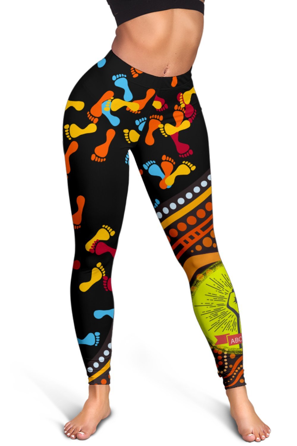 leggings-aboriginal-style-flag-dot-painting