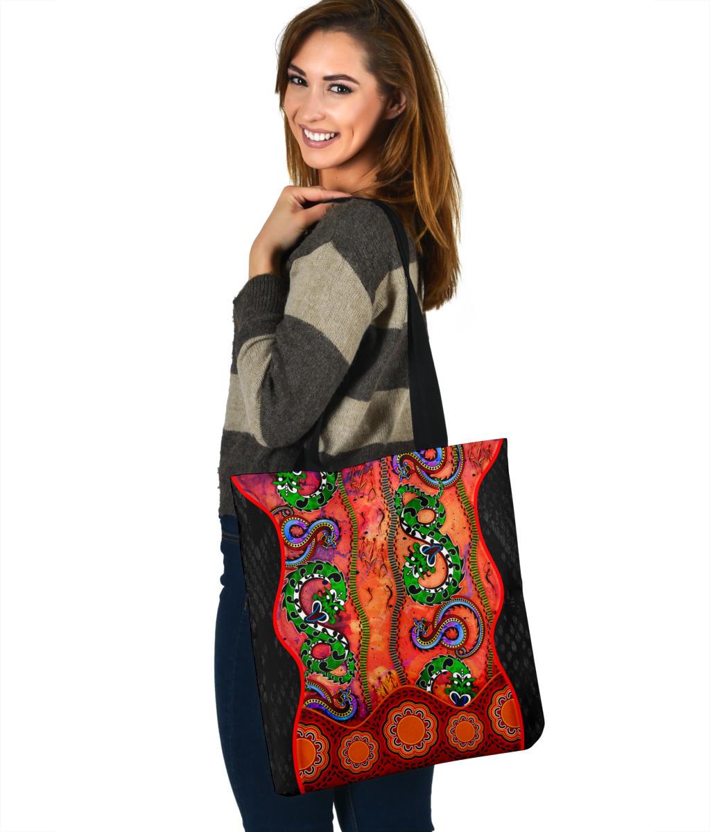 aboriginal-tote-bags-aussie-indigenous-patterns-orange
