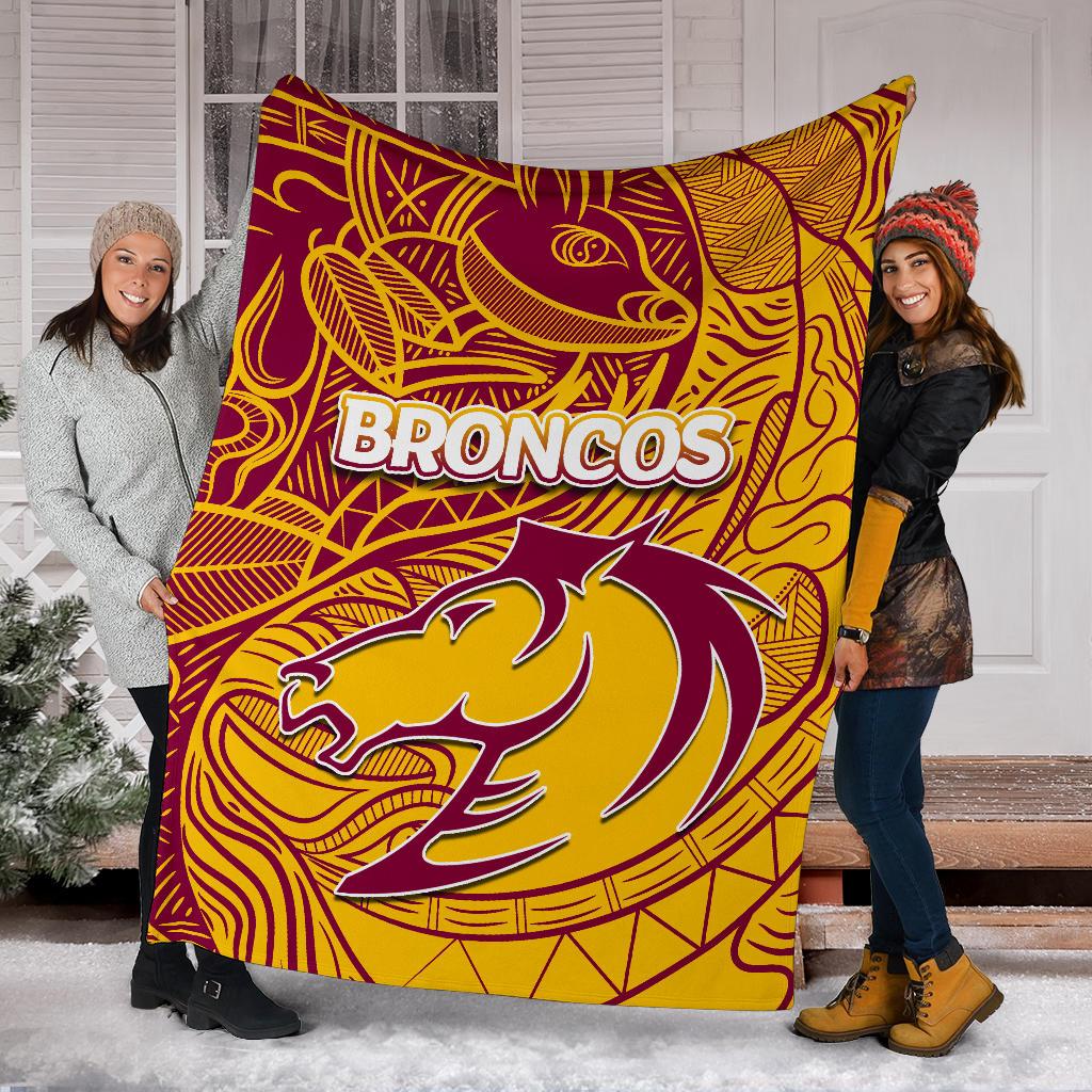 brisbane-broncos-premium-blanket-tribal-style