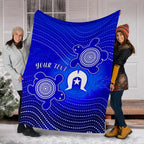 custom-torres-strait-islanders-premium-blanket-torres-symbol-with-indigenous-turtle