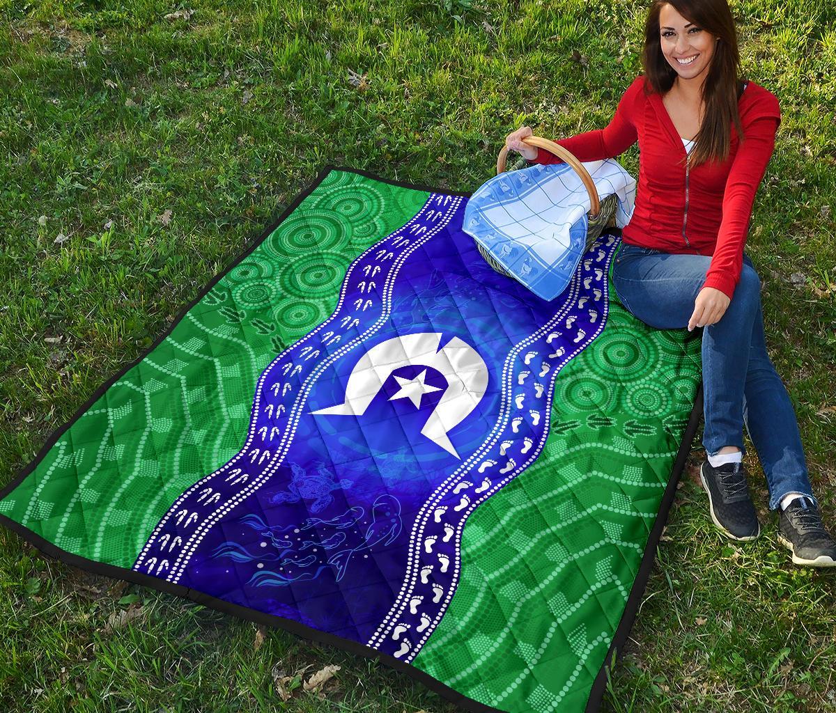 torres-strait-islanders-premium-quilt-torres-symbol-with-aboriginal-patterns