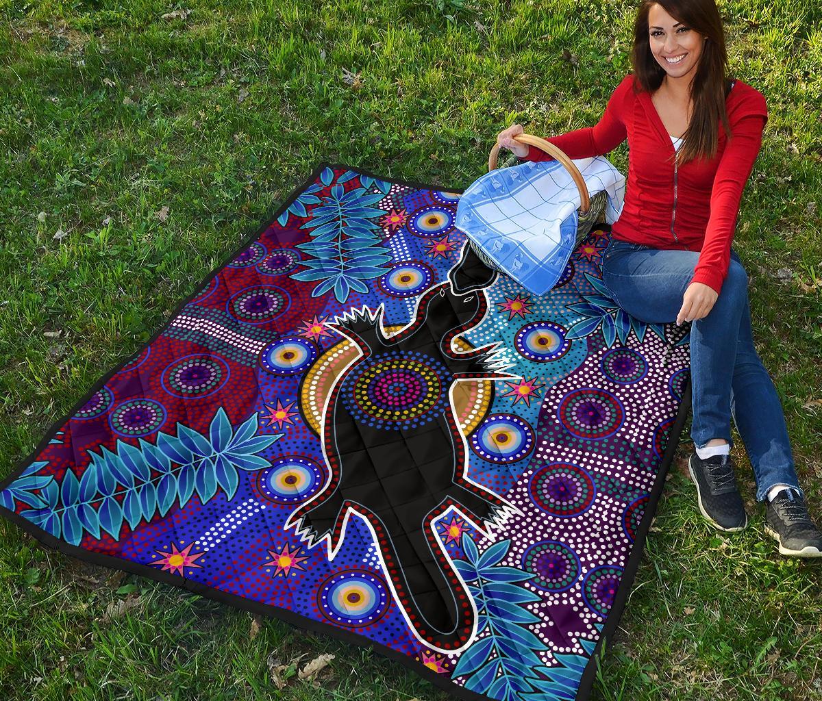aboriginal-premium-quilt-indigenous-platypus