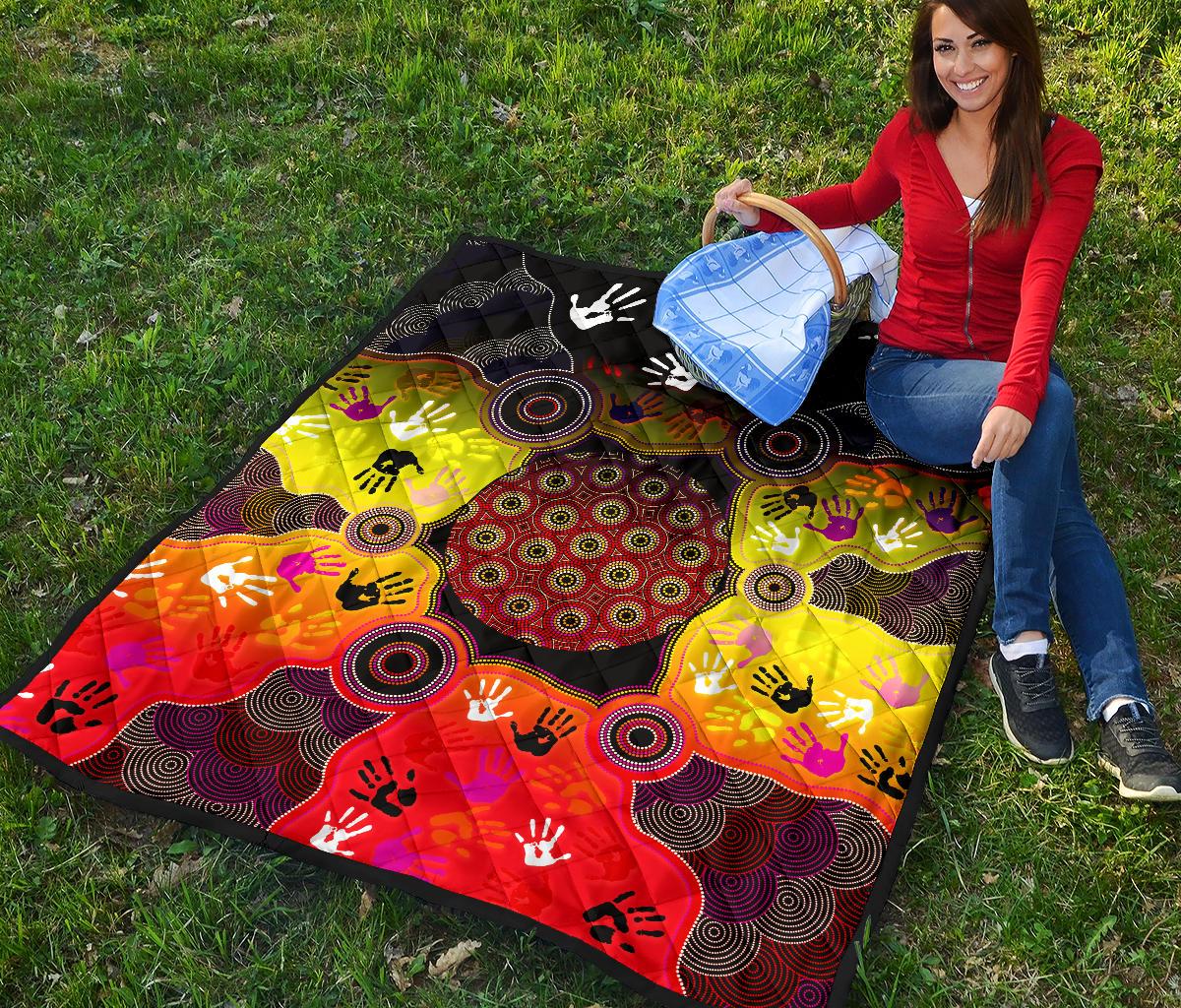 aboriginal-premium-quilt-indigenous-circle-dot-painting-hand-art
