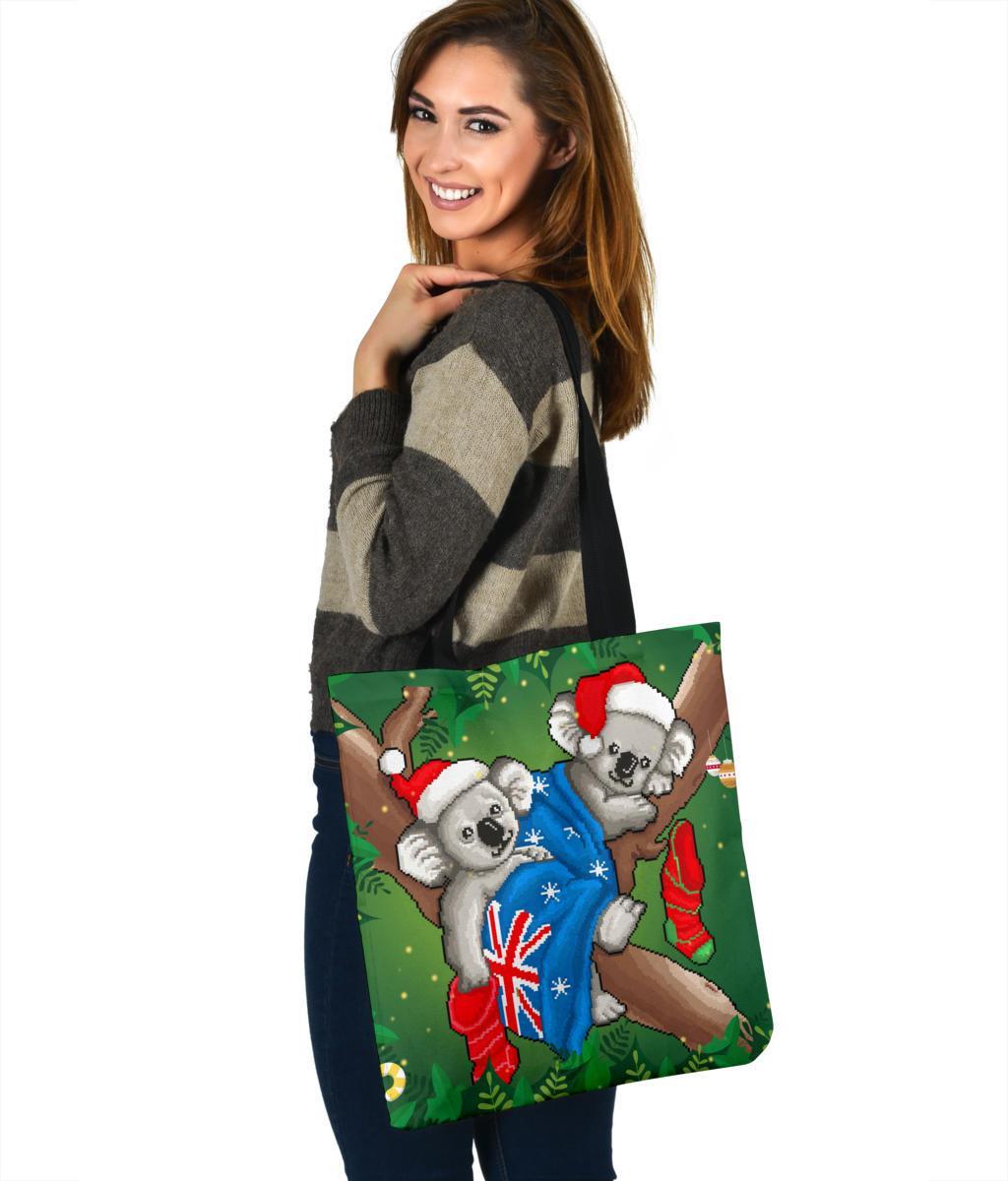 christmas-tote-bags-australia-flag-with-koala-ugly-christmas