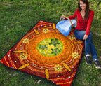 aboriginal-premium-quilt-turtle-circle-dot-painting-art