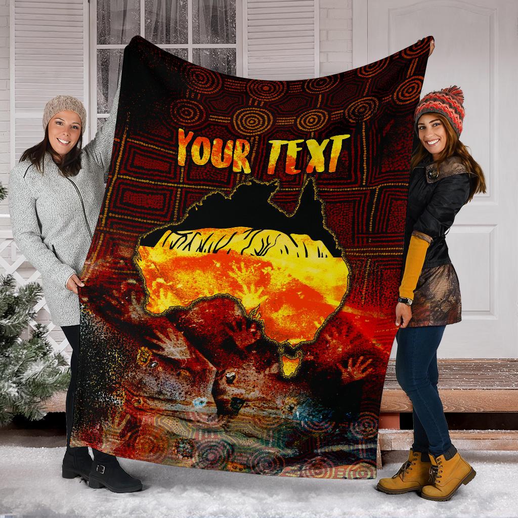 aboriginal-personalised-premium-blanket-anangu-custodians