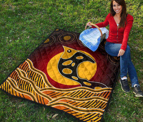 premium-quilt-aboriginal-dot-patterns-fish