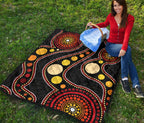 aboriginal-premium-quilt-australia-flower-aboriginal-art