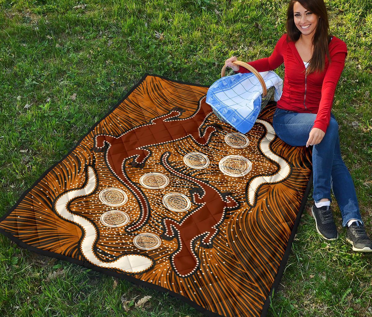 aboriginal-area-rug-indigenous-brown-lizard-and-white-snake