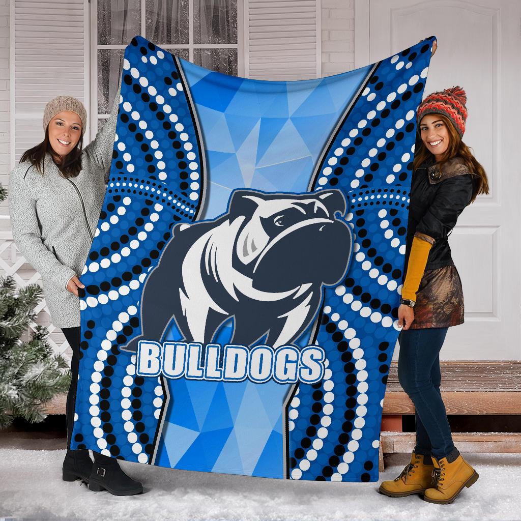 bulldogs-premium-blanket-indigenous-snappy