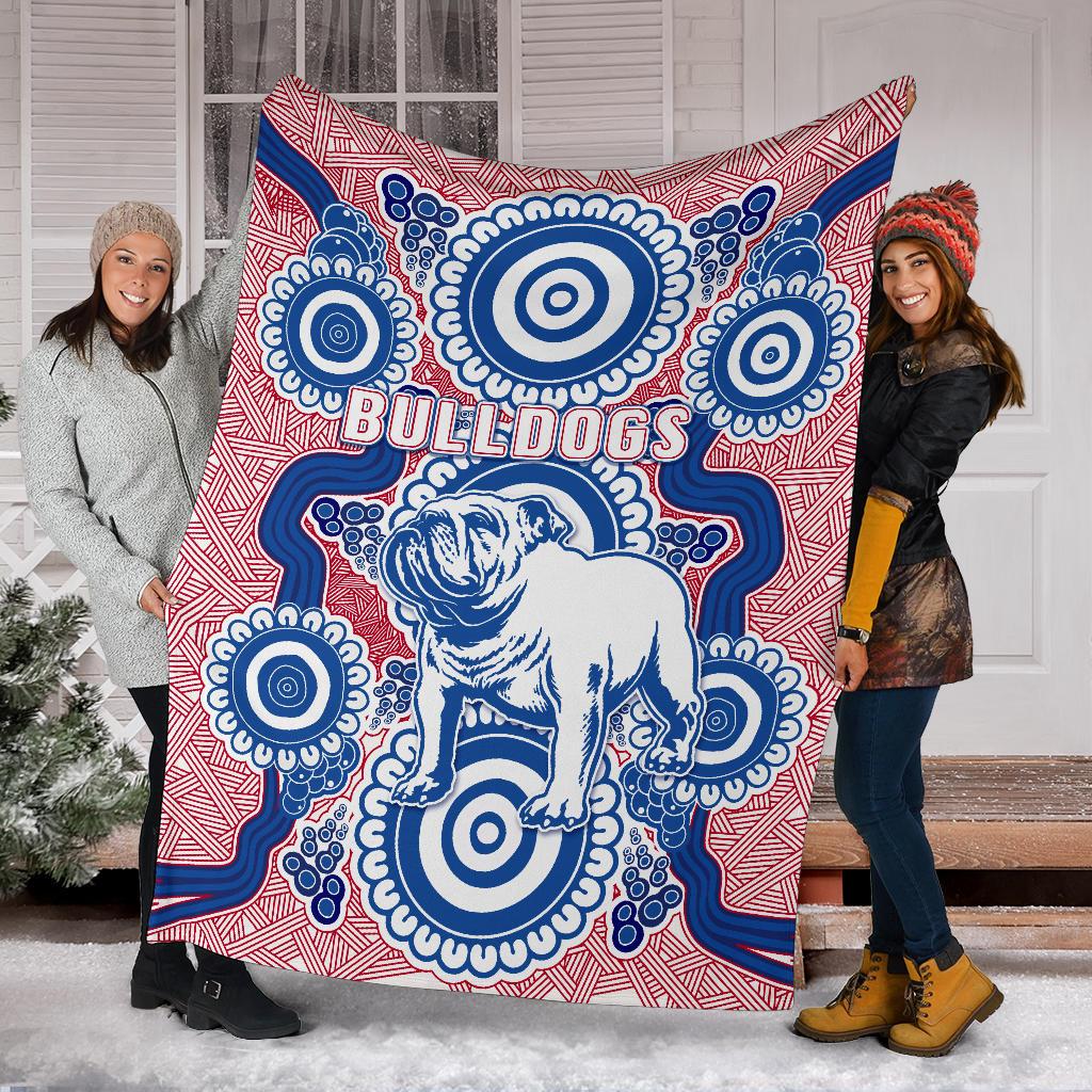 western-premium-blanket-bulldogs-simple-indigenous