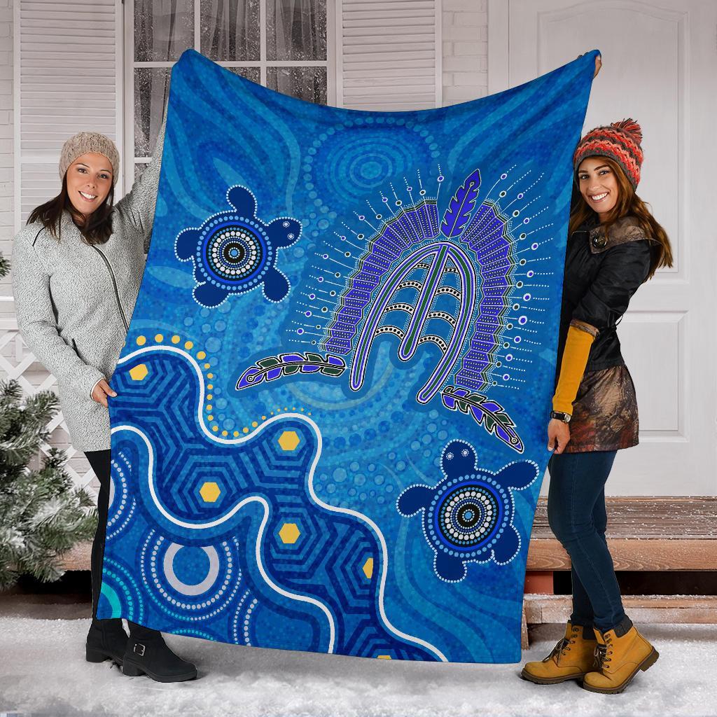 torres-strait-premium-blanket-dhari-and-turtle