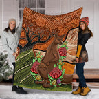 aboriginal-premium-blanket-kangaroo-with-indigenous-tree