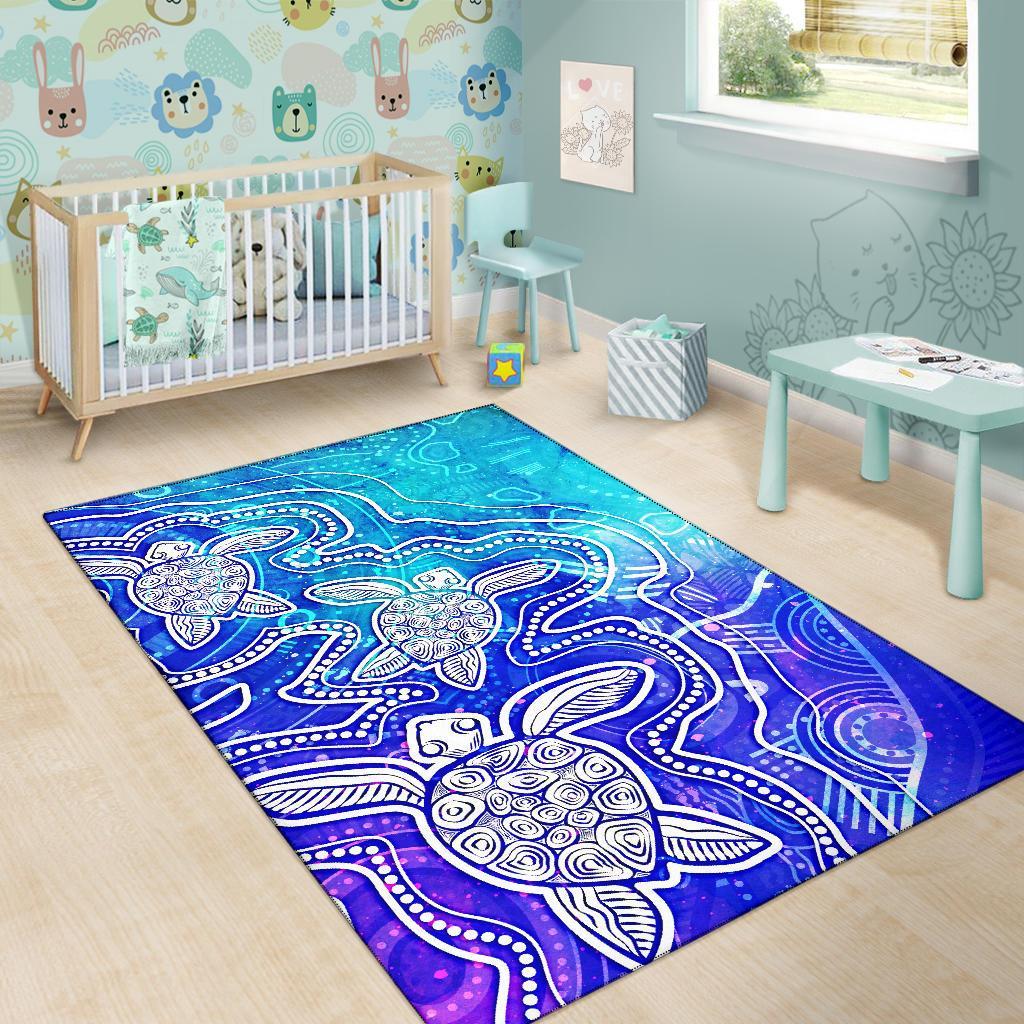aboriginal-area-rug-sea-turtle-with-indigenous-patterns-blue