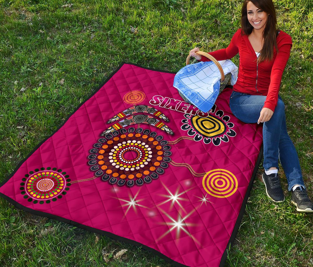 sydney-premium-quilt-sixers-indigenous-magenta