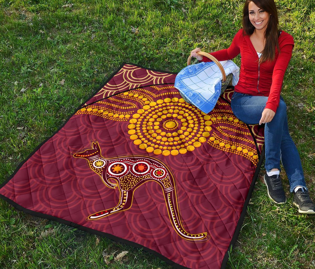 aboriginal-premium-quilt-aboriginal-kangaroo