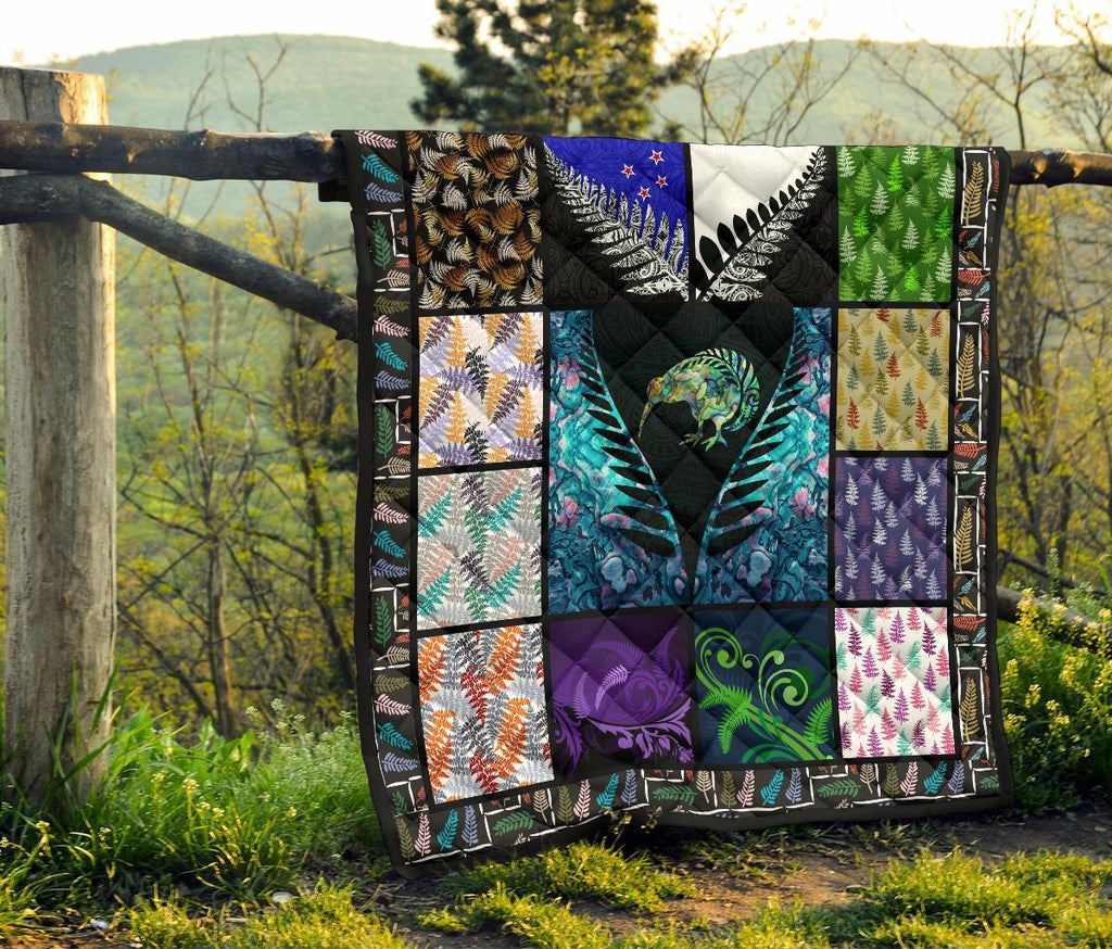 new-zealand-silver-fern-quilt-colorful
