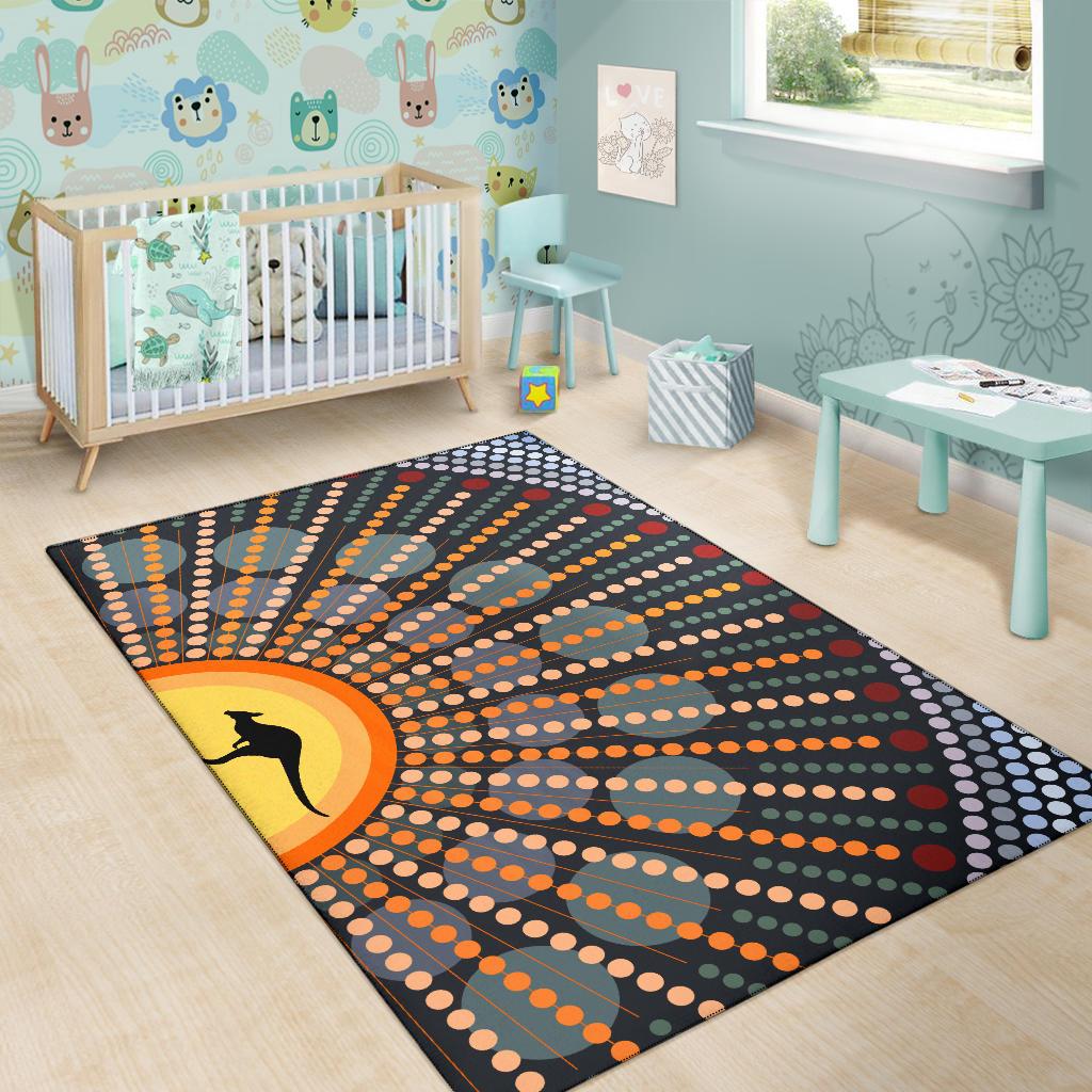 area-rug-aboriginal-dot-painting-rug-kangaroo-ver04