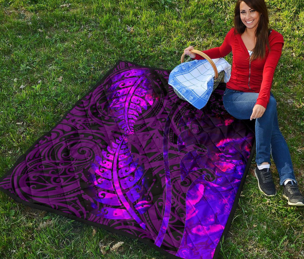 aotearoa-maori-premium-quilt-silver-fern-koru-vibes-purple