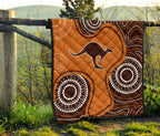 premium-quilts-aboriginal-dot-painting-quilts-kangaroo