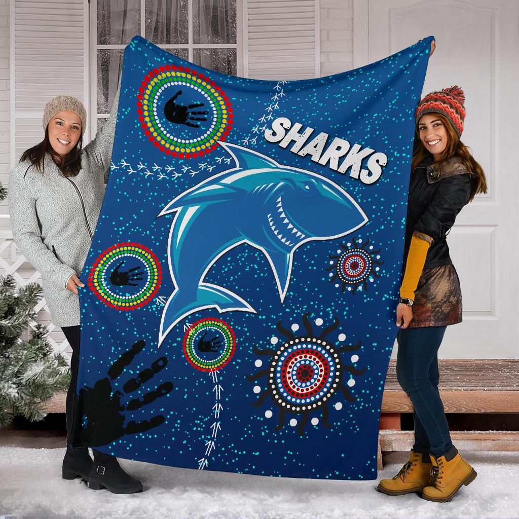 naidoc-sharks-premium-blanket-cronulla-aboriginal-style