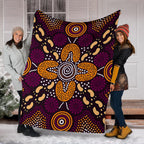 aboriginal-premium-blanket-flowers-dot-panting-art