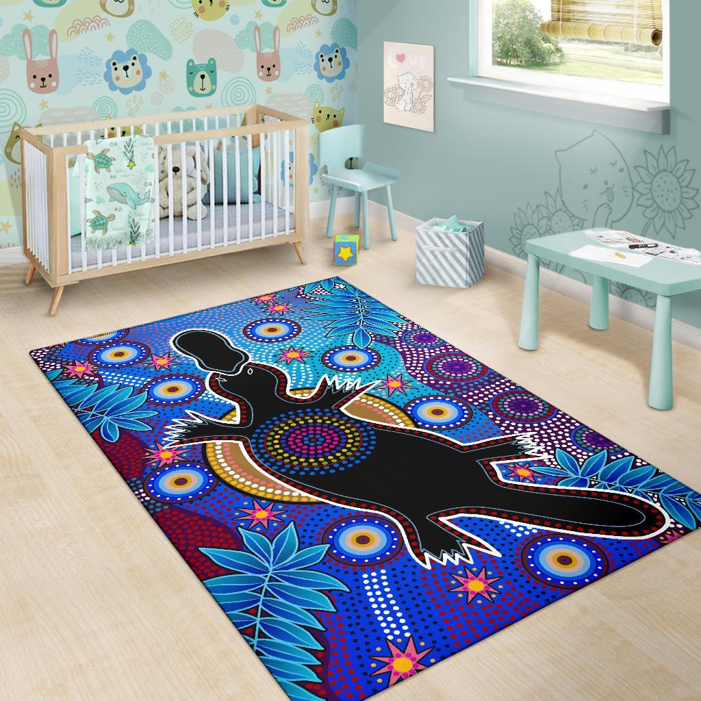 aboriginal-area-rug-indigenous-platypus