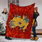 aboriginal-premium-blanket-australia-map-hand-patterns-spider-web